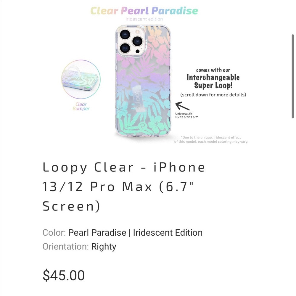 Loopy case iPhone 12 Pro Max